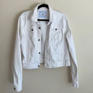 Vineyard Vines white jean jacket XL